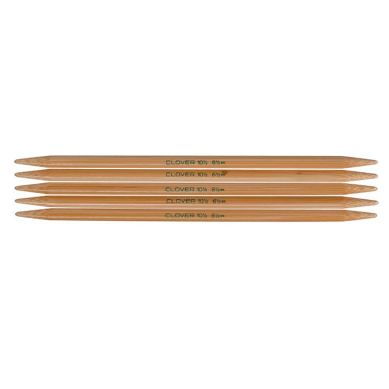 Clover Takumi® 7" Double Point Bamboo Knitting Needles, 5ct.